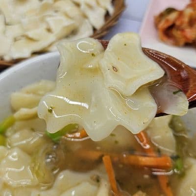 담백 멸치 생수제비 밀키트 6인분