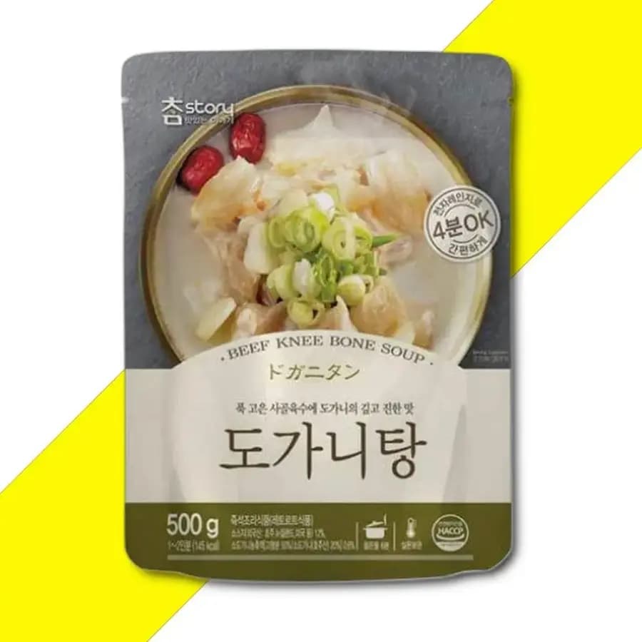 참스토리 도가니탕 500g 4팩 꼬리곰탕 즉석식품 소고기수육 간편식 밀키트