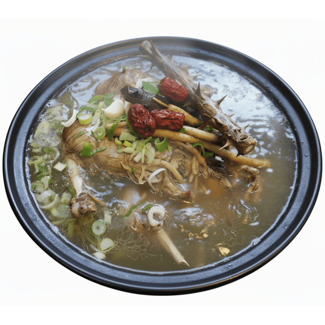 보양식 가마솥 토종오리 백숙 4인분 캠핑 밀키트 오리탕 조리완료제품 찹쌀밥 1팩 4kg 1개