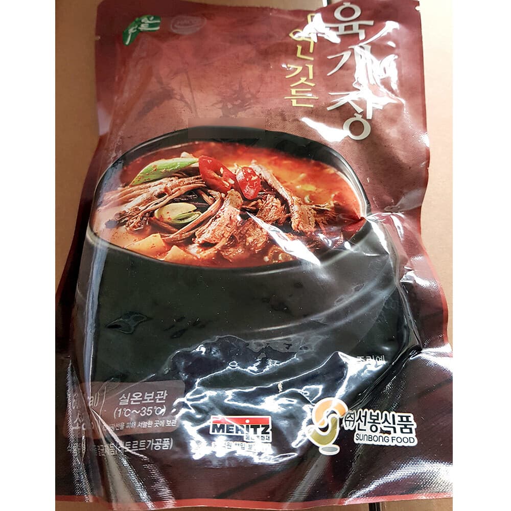 육개장(실온 선봉 600G)X25 업소용 즉석탕 간편식 육계장