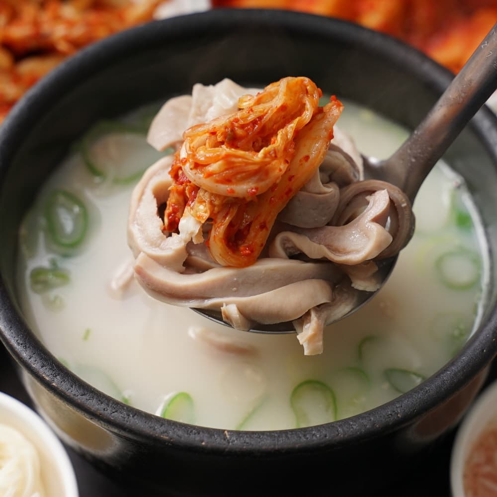 암퇘지 사골육수 부산 내장국밥 550g 1인분 맛집 국밥 캠핑 밀키트