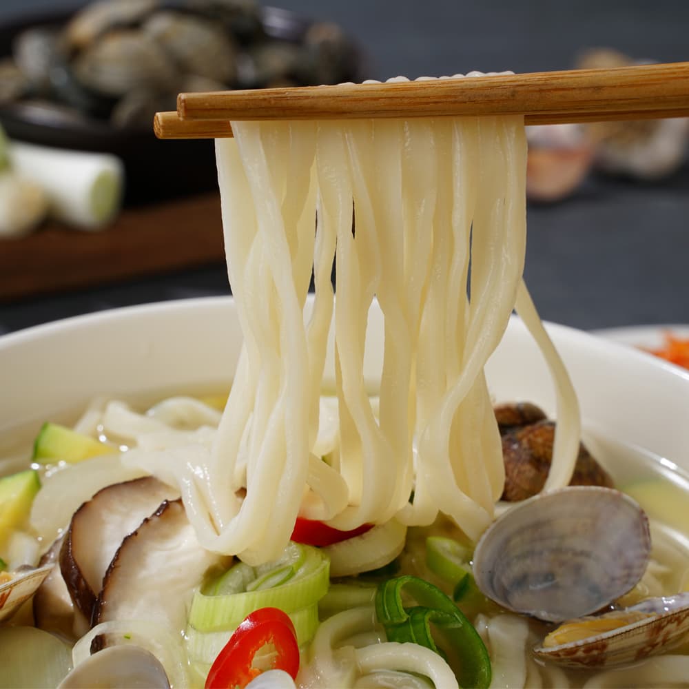 명동칼국수 사골육수 생면 칼국수 밀키트 5인분 세트