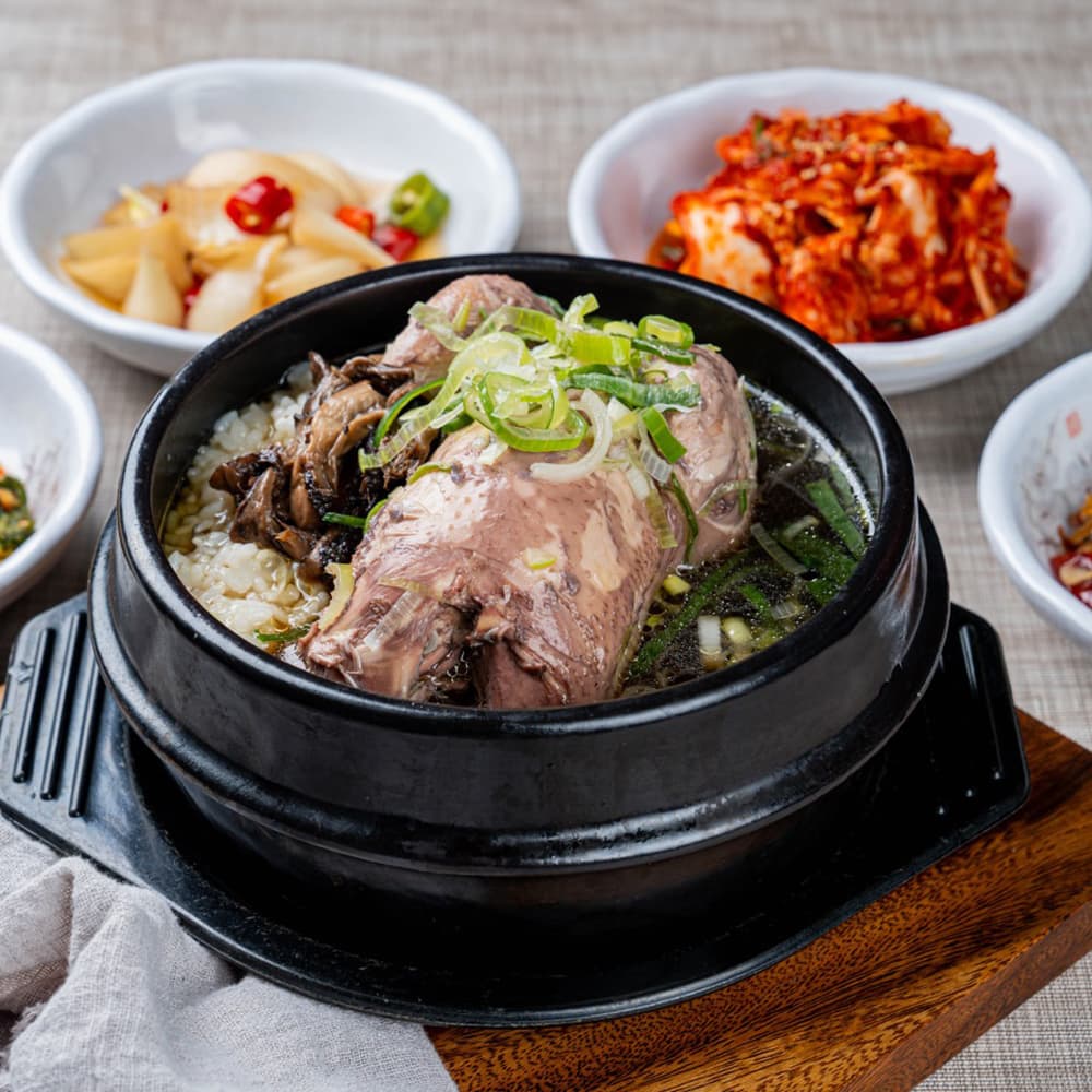 순이네꿈 능이버섯 삼계탕 닭 백숙 찰밥 밀키트 1인분 (문경맛집 수제 보양식)