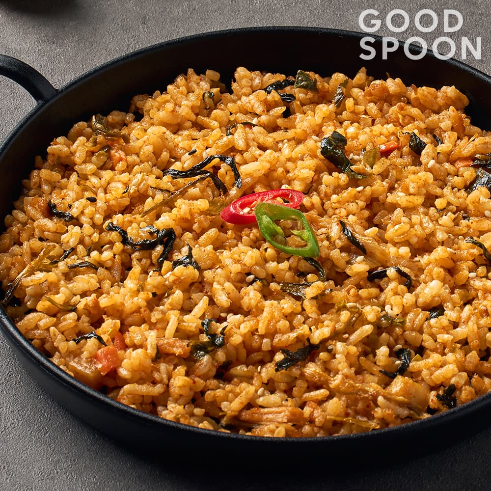 굿스푼 캠핑 집들이 음식 감자탕 볶음밥 3인분 간편 혼밥 밀키트