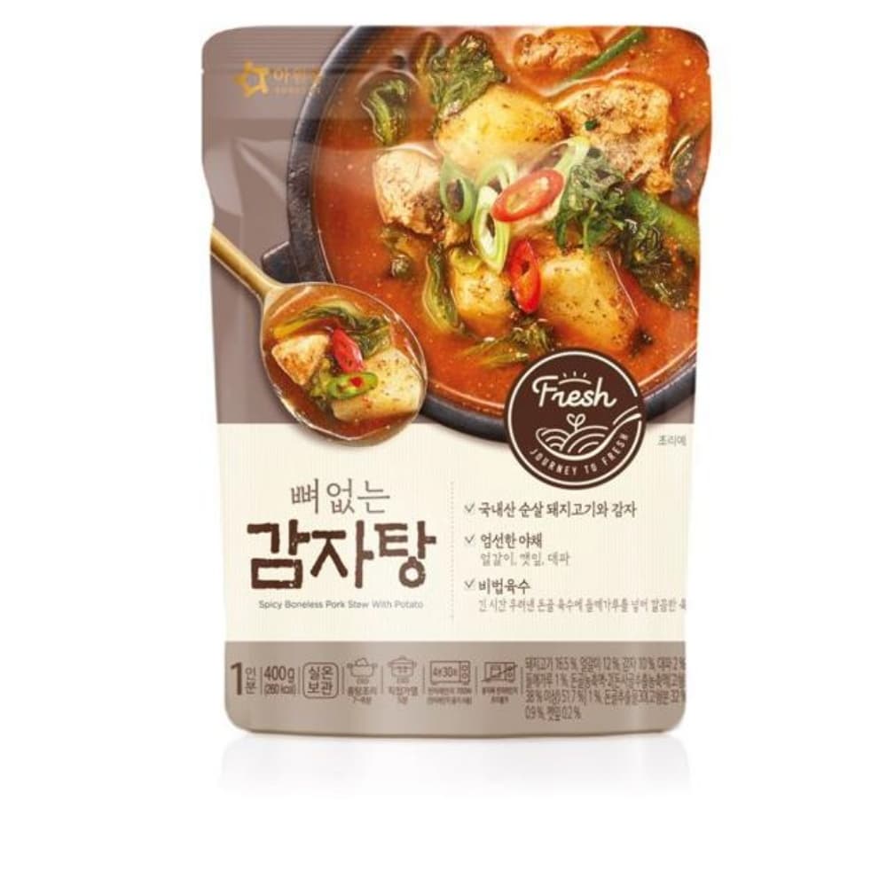감자탕 밀키트 전문점 아워홈 캠핑 술안주 400g