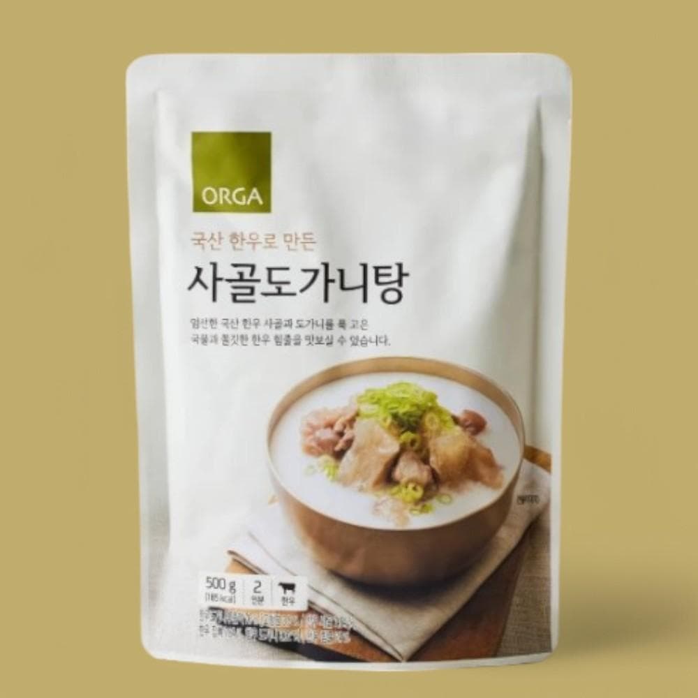 올가 사골 도가니탕 500g 일품 밀키트 즉석국