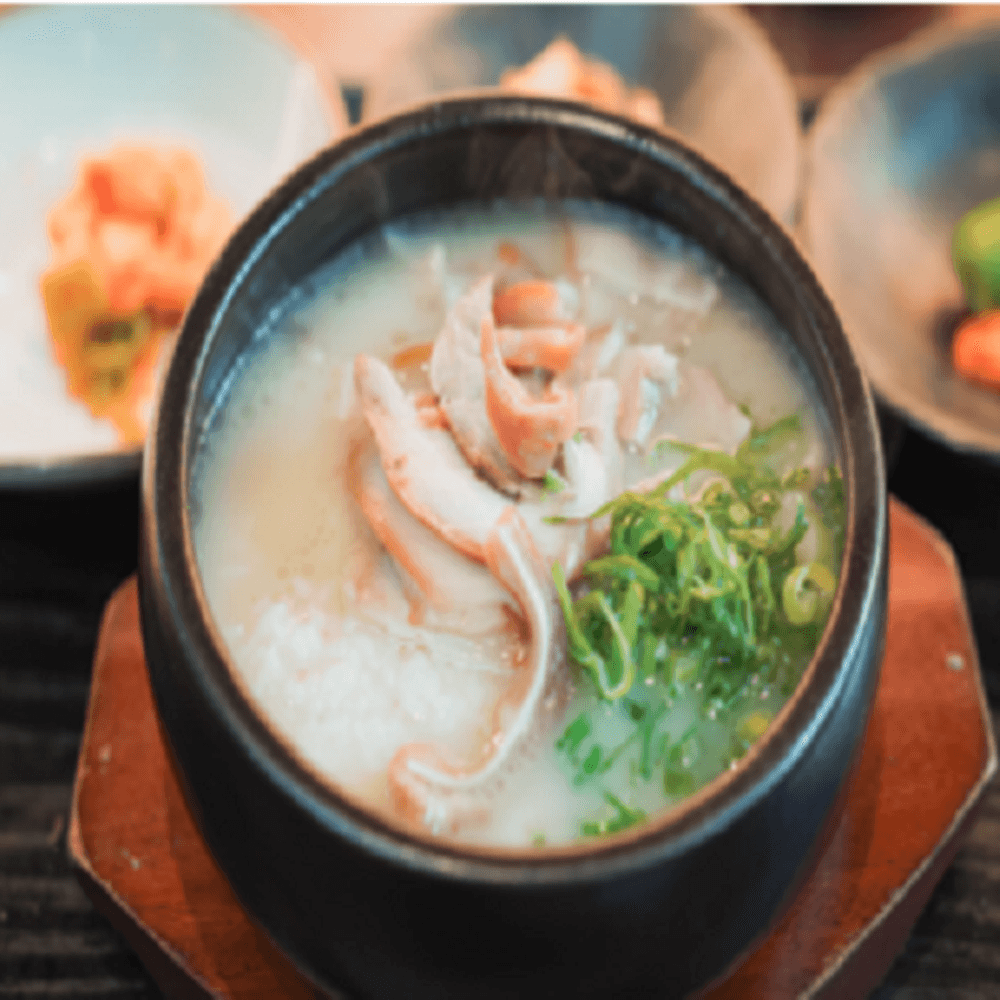 한돈 돼지국밥 원팩 200g 간편 밀키트 국내산 돼지머리 사골 1인 캠핑 집밥 한끼 식사