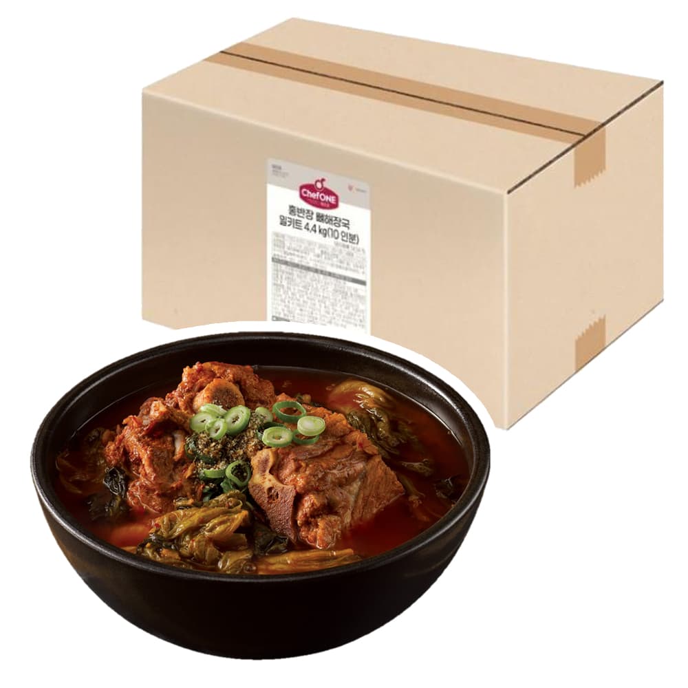 쉐프원 홍반장 뼈해장국 밀키트 4.4kg (10인분)