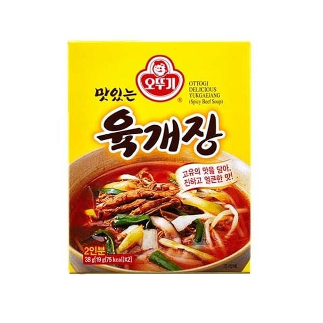 오뚜기 즉석육개장 38g 2인분 식품 간편식품 냉동식품 오뚜기간편국 즉석국
