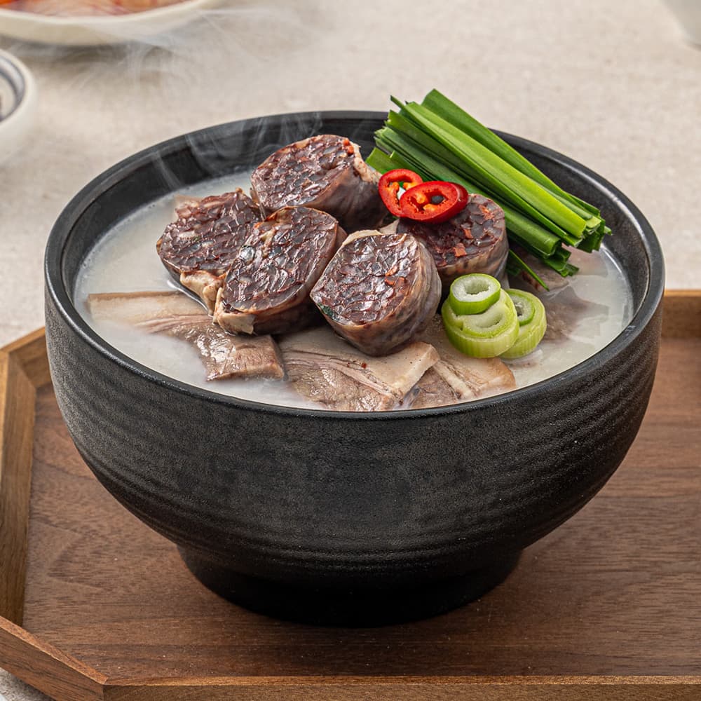 고기중독 순대국밥 돼지고기포함 기본,얼큰 고기많은 간편 순대국 캠핑 밀키트