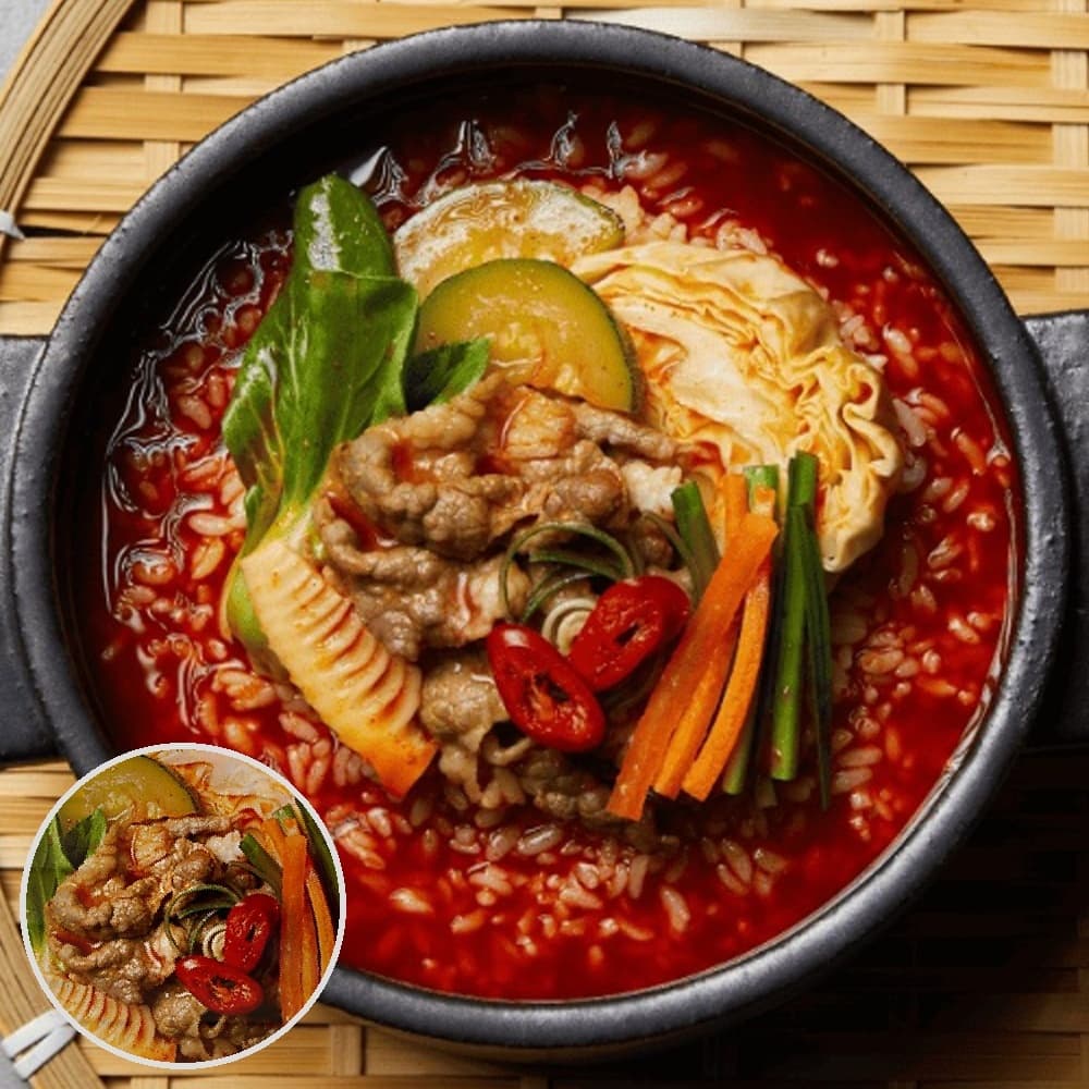 냉동국밥 210g 차돌짬뽕 불향 얼큰국물 해물향미 즉석국밥 간편식