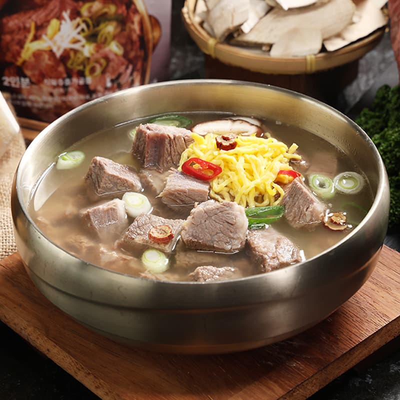 간편조리 순살 갈비탕 800g x 6팩/밀키트 국밥 뼈없는갈비탕
