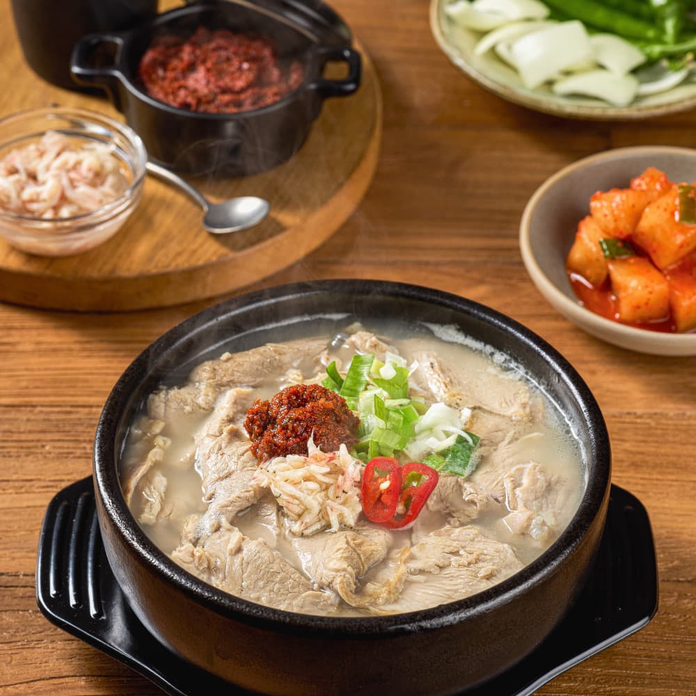 100% 국내산 한돈 부산 돼지국밥 밀키트